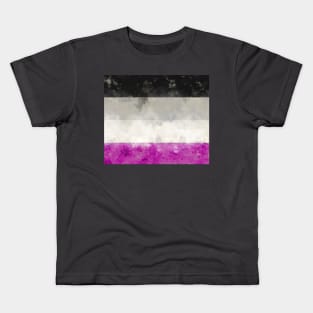 Ace Pride Flag - Water color Kids T-Shirt